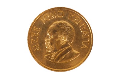 Lot 67 - KENYA, 1966 GOLD 250 SHILLINGS.