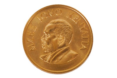 Lot 65 - KENYA, 1966 GOLD 250 SHILLINGS.