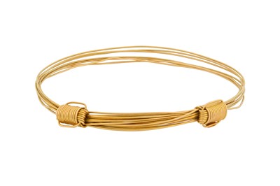 Lot 157 - A WIRE WORK BANGLE