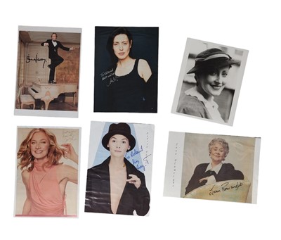Lot 139 - Photograph Collection.- Actresses, Top Models & Tv Presenters