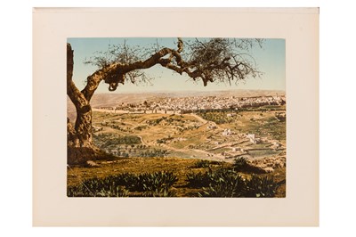 Lot 103 - A TRAVEL ALBUM WITH VIEWS BY BONFILS, ZANGAKI, GEORGE WASHINGTON WILSON, AND OTHERS