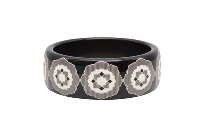 Lot 504 - Tiffany & Co Black Paloma Picasso Zellige Bangle
