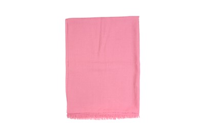 Lot 25 - Gucci Pink Wool GG Monogram Scarf