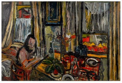 Lot 31 - JOHN BRATBY, R.A. (BRITISH, 1928-1992)
