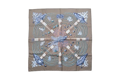 Lot 74 - Hermes 'Chemins de Corail' Silk Scarf 90