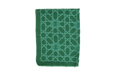 Lot 233 - Loewe Green Wool Anagram Scarf