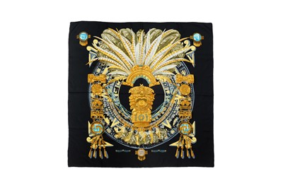 Lot 418 - Hermes 'Mexique' Silk Scarf 90