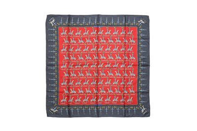 Lot 11 - Hermes 'Les Artificiers' Silk Scarf 90