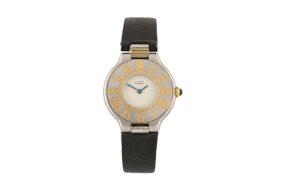 Lot 489 - CARTIER, MUST DE CARTIER 21 WRISTWATCH
