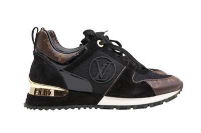 Lot 135 - Louis Vuitton Monogram Run Away Trainer - Size 35.5