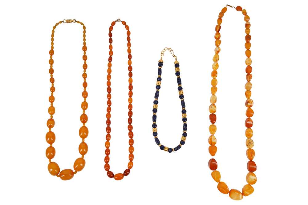 Lot 55 - FOUR NECKLACES