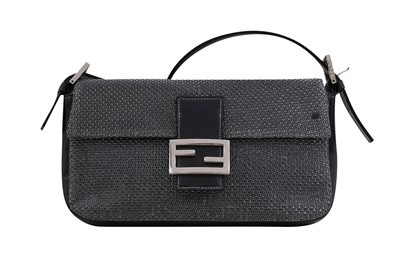Lot 200 - Fendi Grey Woven Baguette Bag
