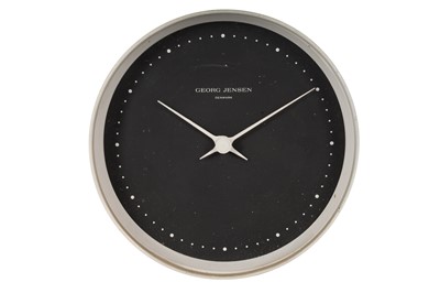 Lot 354 - A GEORG JENSEN WALL CLOCK