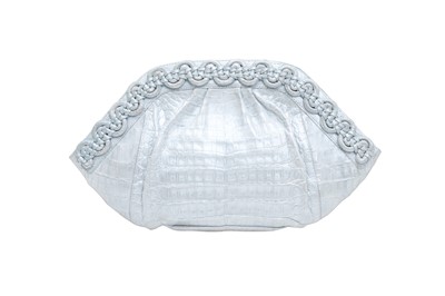 Lot 161 - λ Nancy Gonzalez Pale Blue Crocodile Clutch