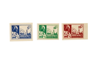 Lot 63 - Judaica Poland LODZ Ghetto Stamps