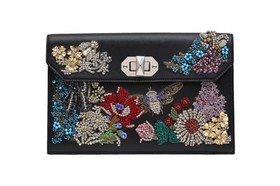Lot 447 - Alexander McQueen Black Embellished Clutch