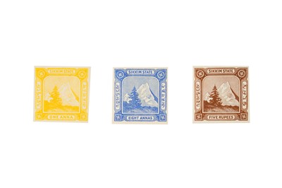 Lot 79 - Sikkim India 1928 Revenues