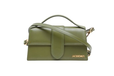 Lot 228 - Jacquemus Khaki Le Grand Bambino Bag