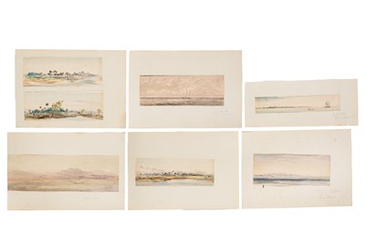Lot 66 - SIX WATERCOLOUR PAINTINGS - VIEWS OF INDIA, EUROPEAN SCHOOL