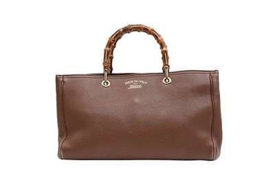 Lot 284 - Gucci Brown Bamboo Shopper Tote