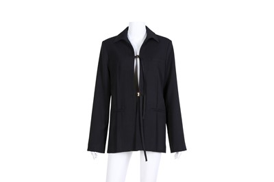 Lot 278 - Jacquemus Black Le Raphia 'La Veste Amaro' Blazer - Size 36