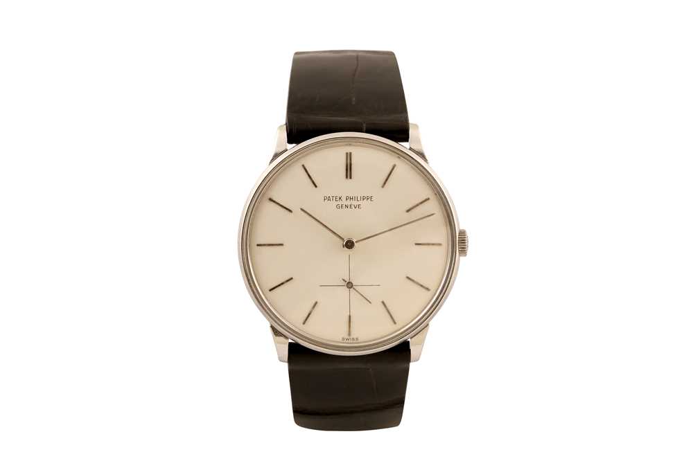 451 - PATEK PHILIPPE CALATRAVA WRISTWATCH - PLATINUM