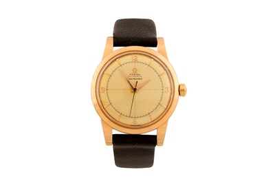 Lot 443 - OMEGA SEAMASTER WRISTWATCH -14K GOLD