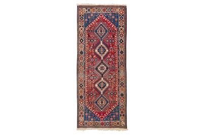 Lot 7 - A FINE QASHQAI LONG RUG, SOUTH-WEST PERSIA