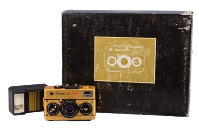 Lot 240 - A Rollei 35 Classic Gold Viewfinder Camera