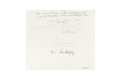 Lot 12 - Wolfgang Suschitzky (1912-2016)