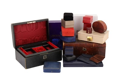 Lot 304 - A COLLECTION OF JEWELLERY BOXES