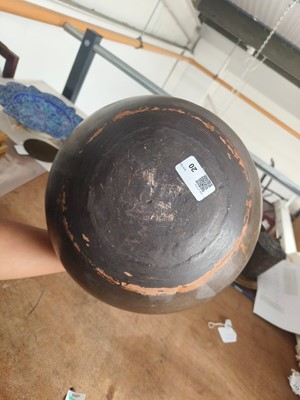 Lot 20 - A CERAMIC SURAHI VESSEL