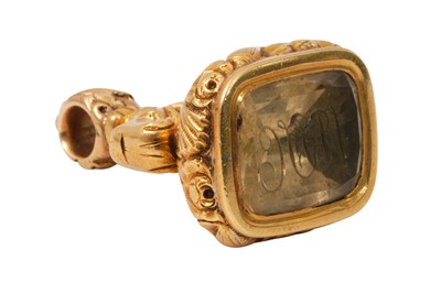 Lot 31 - A MONOGRAMMED INTAGLIO FOB