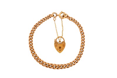 Lot 22 - A FANCY-LINK BRACELET