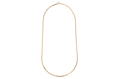 Lot 189 - A FANCY-LINK NECKLACE