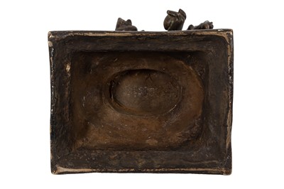 Lot 10 - A BRONZE STATUE OF GANESH