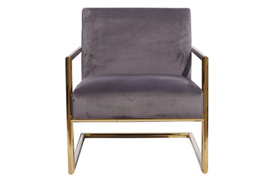 Lot 242 - A CONTEMPORARY EASY CHAIR