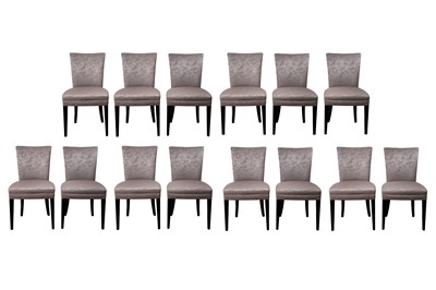 Lot 241 - A SET OF FOURTEEN SOFA AND CHAIR COMPANY DINING CHAIRS