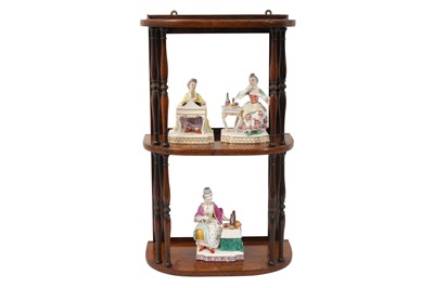 Lot 200 - A PAIR OF MEISSEN AND ONE VIENNA PORCELAIN FIGURES OF THE SENSES