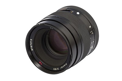 Lot 191 - A Carl Zeiss 80mm f/2 Planar T* Medium Format Lens