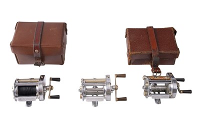 Lot 76 - THREE HARDY BROTHERS OF ALNWICK LTD THE ELAREX MULTIPLIER REELS