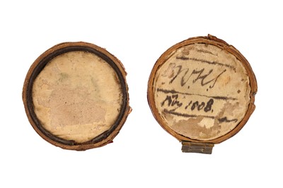 Lot 86 - A GILBERT & CO GILT BRASS POCKET COMPASS, EARLY 19TH CENTURY