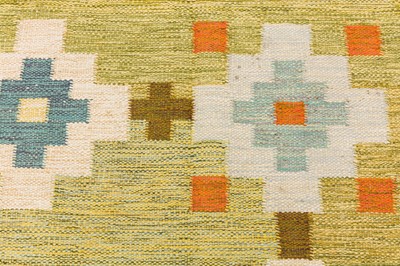 Lot 20 - A FINE SWEDISH KILIM