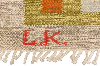 Lot 20 - A FINE SWEDISH KILIM