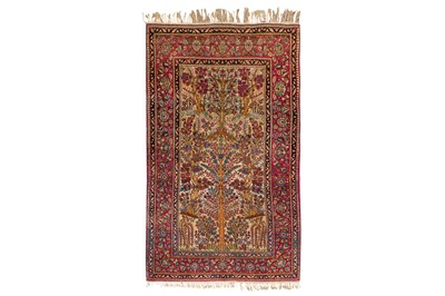 Lot 73 - AN ANTIQUE FINE ISFAHAN LARGE RUG, CENTRAL PERSIA
