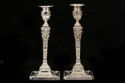 Lot 334 - A pair of fine antique Victorian Sterling...