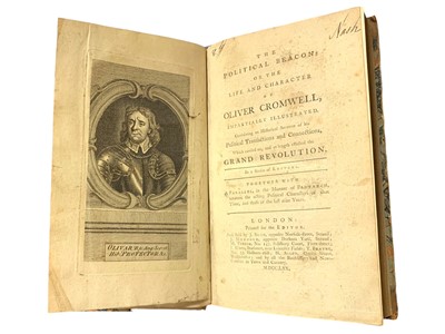 Lot 116 - [Cromwell (Oliver)] The Political Beacon or the Life of Oliver Cromwell, 1770