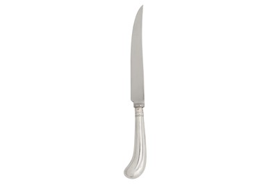 Lot 140 - A set of eight Elizabeth II sterling silver table knives, London 1974 by Tiffany and Co