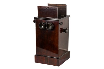 Lot 29 - A Rosewood Pedestal Stereoscope