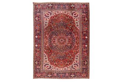 Lot 51 - A HERIZ CARPET, NORTH-WEST PERSIA